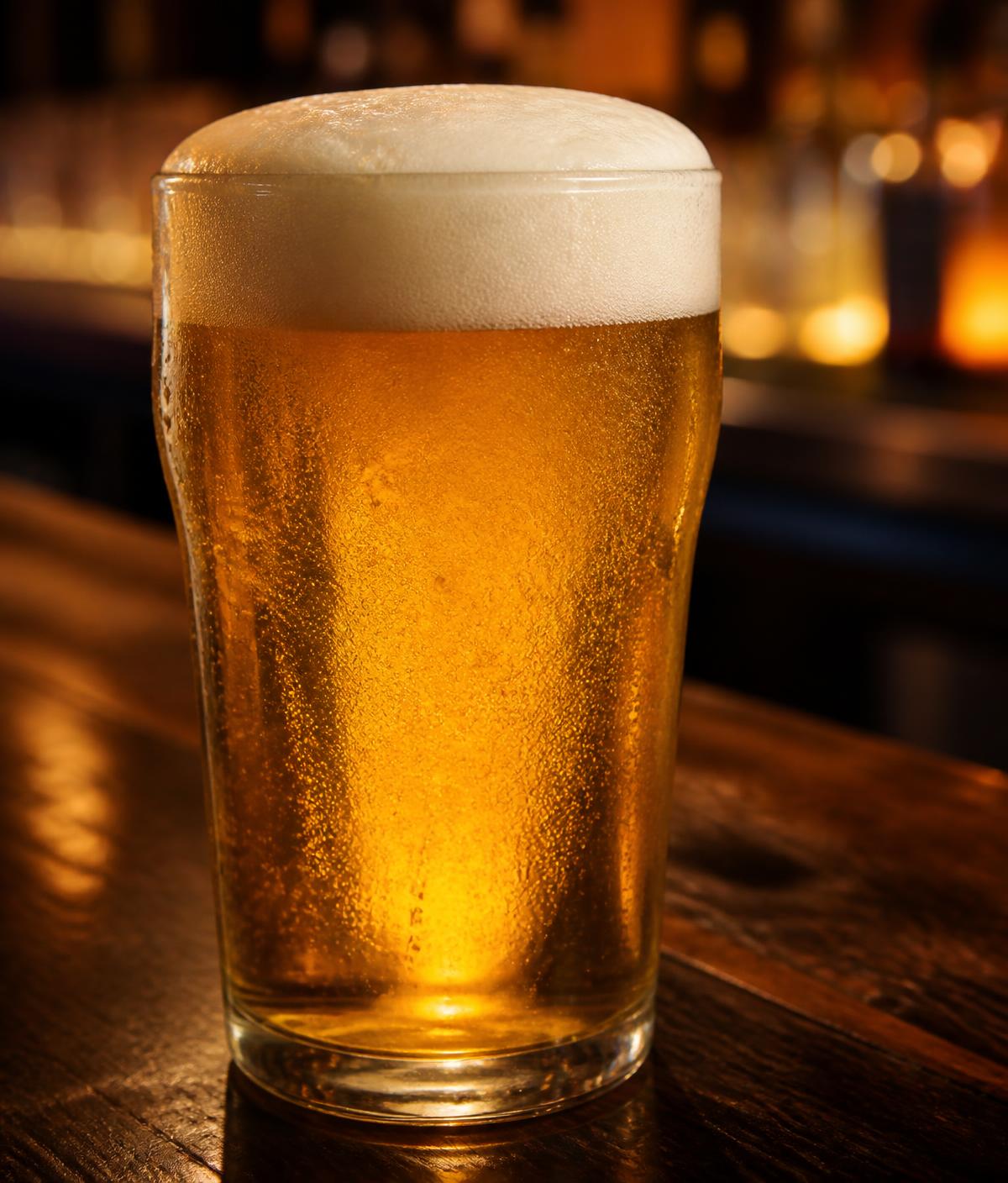 Čerstvě natočené pivo z minipivovaru Nová sladovna